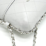 Chanel Grey Vanity case for phone with Chain
