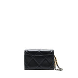 Chanel 19 Clutch lambskin black