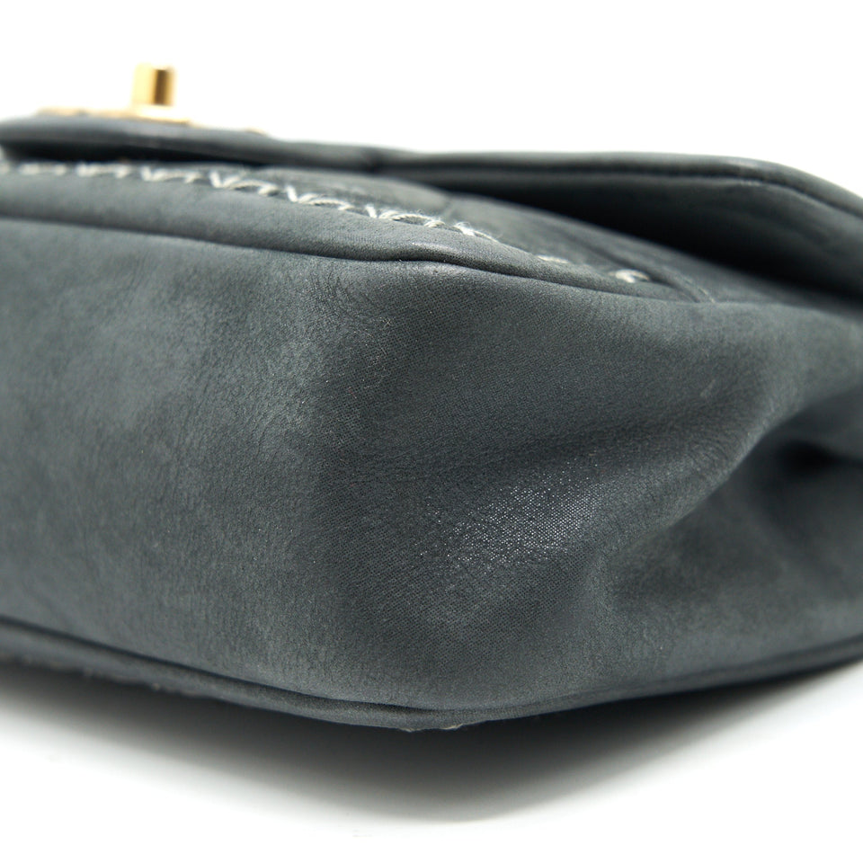 Chanel Suede Calfskin Mini Flap Bag