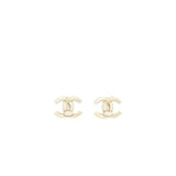 Chanel CC Pearl Earrings With Multicoloured Pearls L