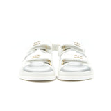 Chanel DAD SANDALS SIZE36 LEATHER SANDAL WHITE