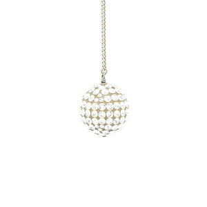 Chanel Drop Ball Crystal Earrings