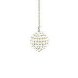 Chanel Drop Ball Crystal Earrings