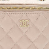 Chanel 21C Vertical Vanity On Chain Caviar Light Pink L