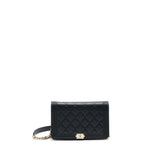 Chanel Leboy Wallet On Chain WOC Caviar Black
