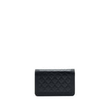 Chanel Leboy Wallet On Chain WOC Caviar Black