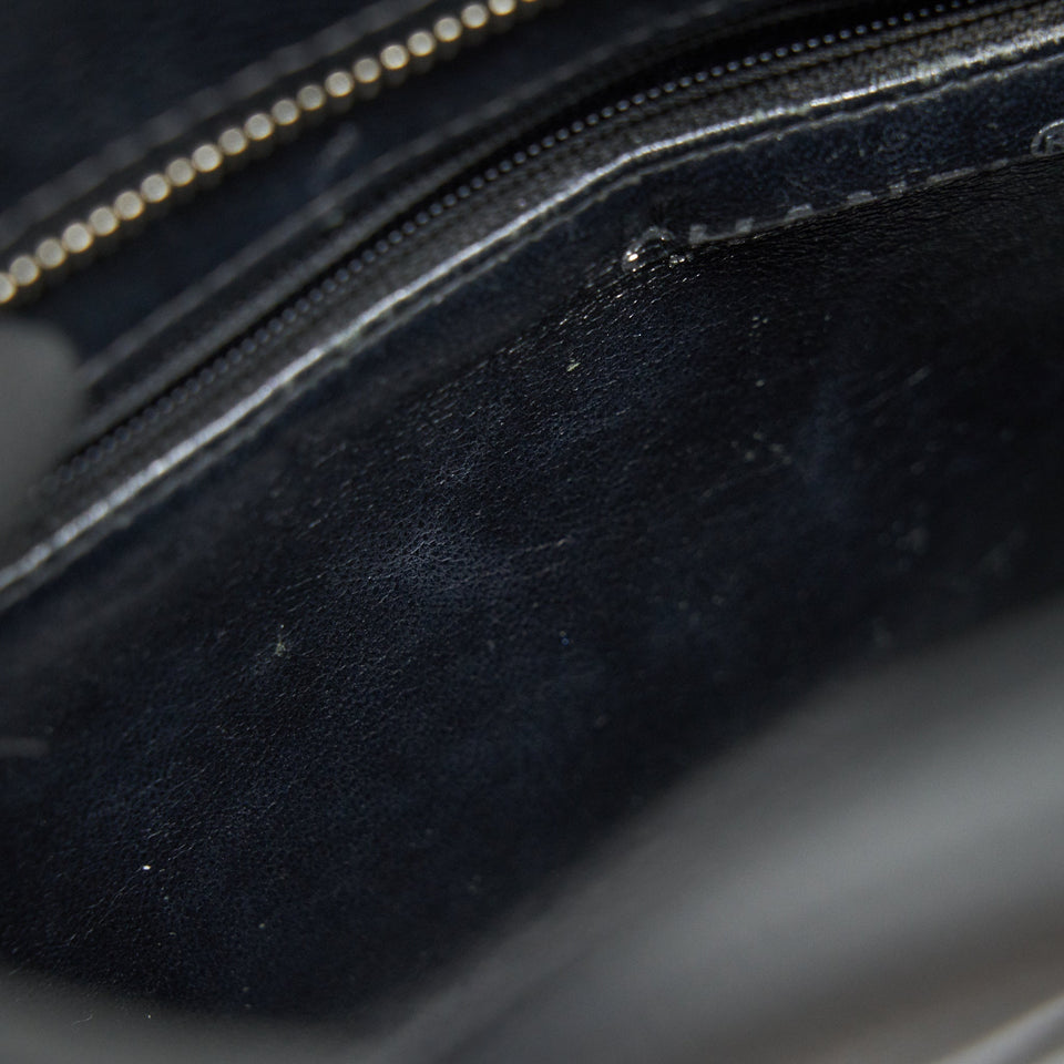 Chanel Vintag Medallion Tote Bag Caviar Black