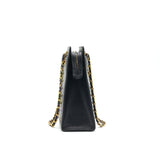 Chanel Vintage 24k Gold Caviar shopping Bag with Chain
