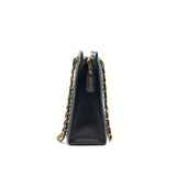 Chanel Vintage 24k Gold Caviar shopping Bag with Chain