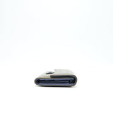 Chanel FLAP LONG WALLET PATENT LEATHER GREY