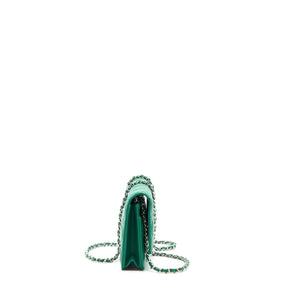 Chanel Classic Wallet On Chain Caviar Green
