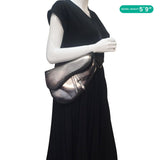 Christian Dior Saddle Leather Crossbody Bag Silver