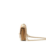 Chanel Trendy CC Wallet On Chain Lambskin Dark Beige L