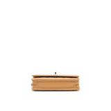 Chanel Trendy CC Wallet On Chain Lambskin Dark Beige L