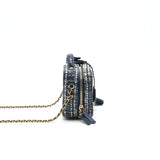 Chanel tweed and Python Small Vanity Case