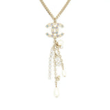 Chanel CC DROP NECKLACE WITH MULTICOLOUR STONES, PEARLS & CRYSTALS