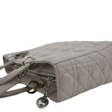 Christian Dior Lady Dior Large Quilted Leather Shoulder Bag Pink