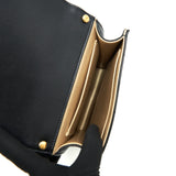Chanel Limitation Pearl Flap Bag Goatskin Black