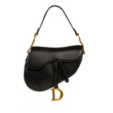 Christian Dior Saddle Bag - Black Leather
