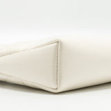 Chanel Mini 31 Clutch with  Chain Shiny Calfskin White L (Microchip)