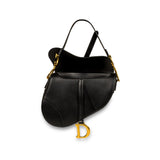 Christian Dior Saddle Bag - Black Leather