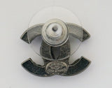 Chanel Earrings CC Silver - Chanel Clip - Chanel CC Earrings