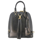 Louis Vuitton Alma Epi Leather Backpack Black