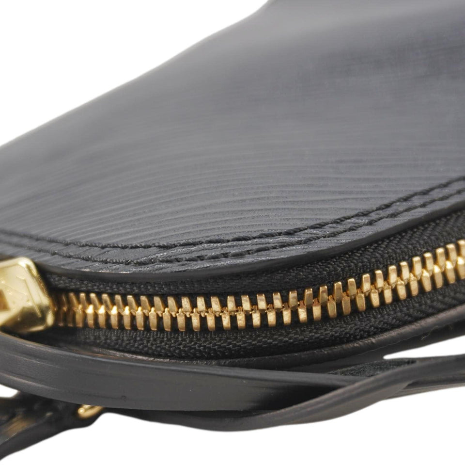 Louis Vuitton Alma Epi Leather Backpack Black