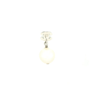 Chanel Pearl drop Crystal earrings