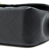 Chanel Classic Jumbo Double Flap Bag Black Cavier