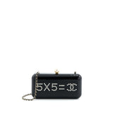 Chanel Votez Coco Evening Clutch with Chain Black L