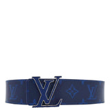 Louis Vuitton LV Initiales Reversible Monogram Canvas Belt Blue Size 100/40