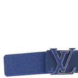 Louis Vuitton LV Initiales Reversible Monogram Canvas Belt Blue Size 100/40