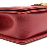 Chanel GLAZED CALFSKIN SMALL LE BOY BAG IN RED