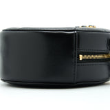 Chanel 19 Round Clutch With Chain Lambskin Gold/Silver Hardware