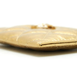 Chanel CC Logo  Holder Gold Lambskin
