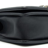 Chanel Small Chevron Leboy Bag Calfskin Black With