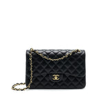Chanel Classic Double Flap Jumbo Bag Lambskin Black