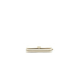 Chanel Chevron Caviar Wallet on Chain Ivory L