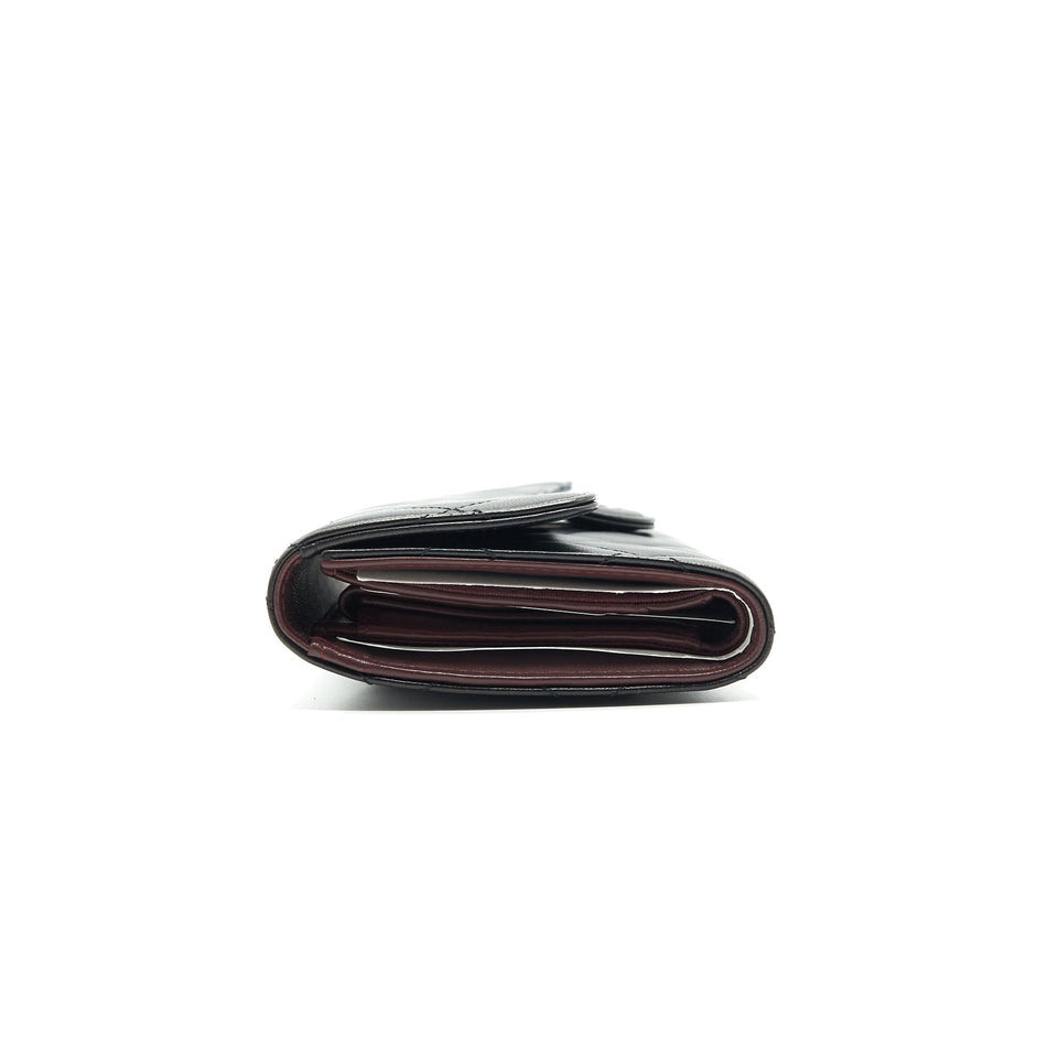 Chanel Classic Flap Wallet Lambskin Black