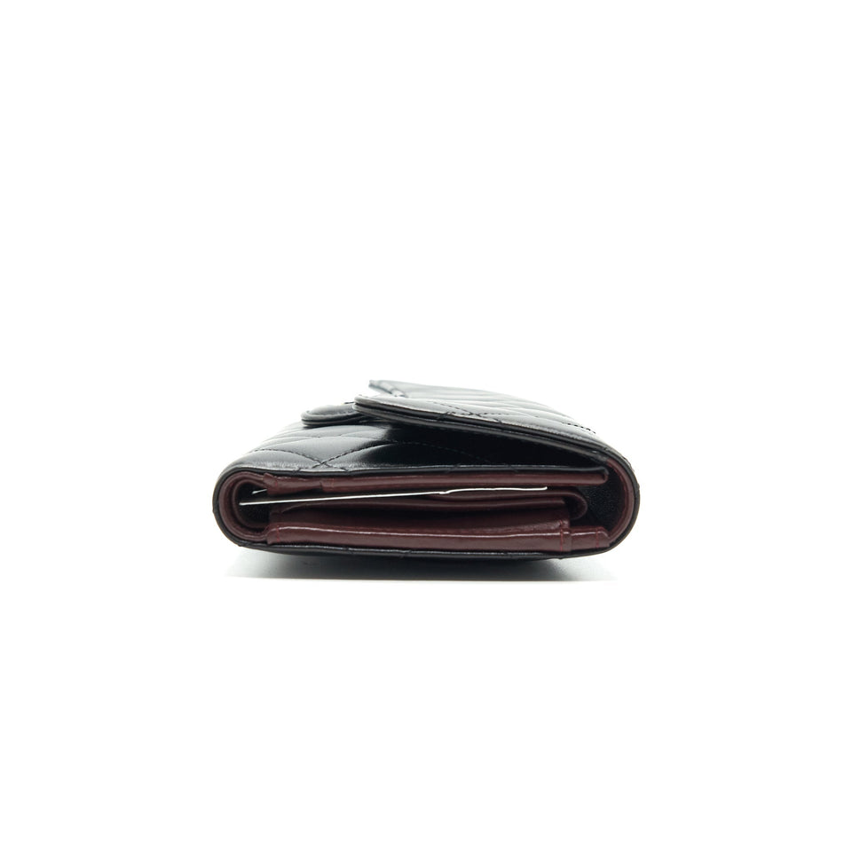 Chanel Classic Flap Wallet Lambskin Black