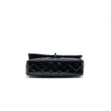 Chanel Patent Leather Medium Classic Double Flap bag Black