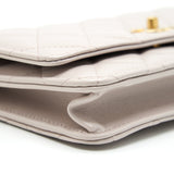 Chanel 21B Light Purple Pearl Crush Wallet on Chain