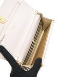 Chanel 21B Light Purple Pearl Crush Wallet on Chain