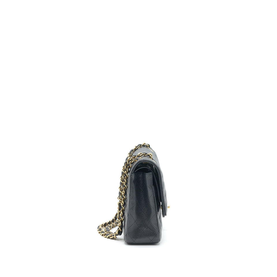 Chanel Classic Double Flap Medium 25cm Caviar Black