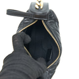 Chanel 23C Round Clutch Lambskin Black L (Microchip)