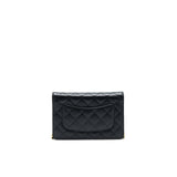 Chanel WALLET ON CHAIN CAVIER BLACK WITH