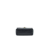 Chanel Vintage Mini Square Flap Bag Caviar Black
