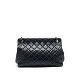 Chanel QUILTED LEATHER TOTE BAG WITH CHAIN IN CARVIAR BLACK