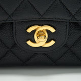 Chanel Classic Double Flap Medium 25cm Caviar Black